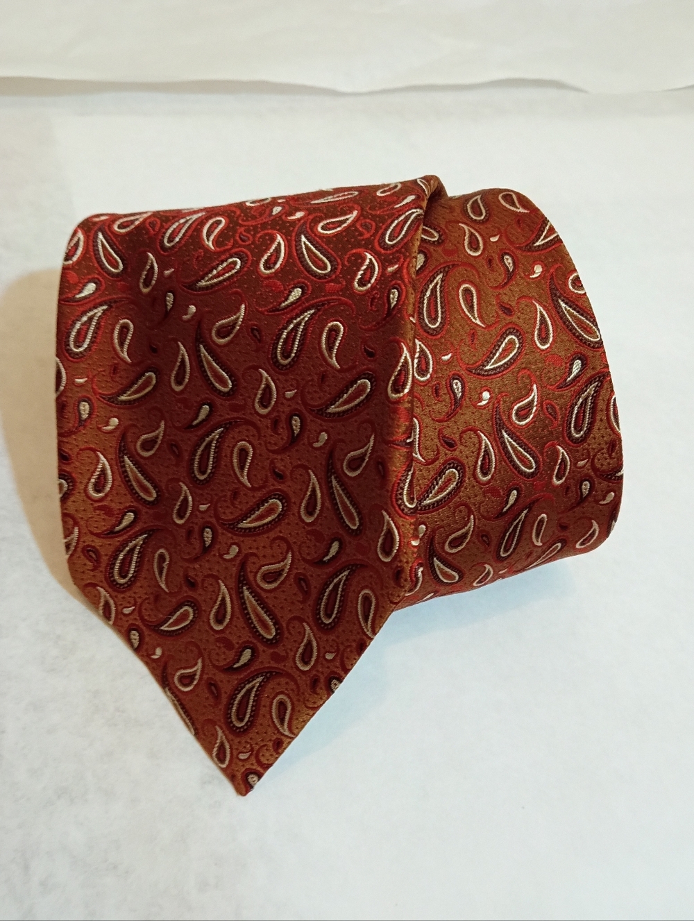 ERMENEGILDO ZEGNA Mens Neck Tie 100% Paisley Made In Italy
